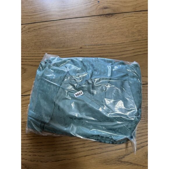 A New Day Teal Tiered Babydoll Dress‎ V Neck Lagenlook Size XXL Metalic Flowing - Picture 11 of 11